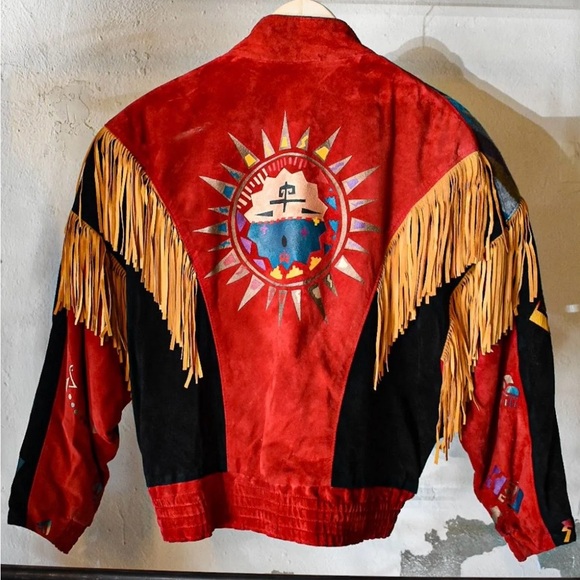 Vintage Char Leather and Wool Jacket - Picture 6 of 9